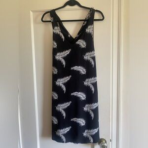 Loft Feather Print Sundress